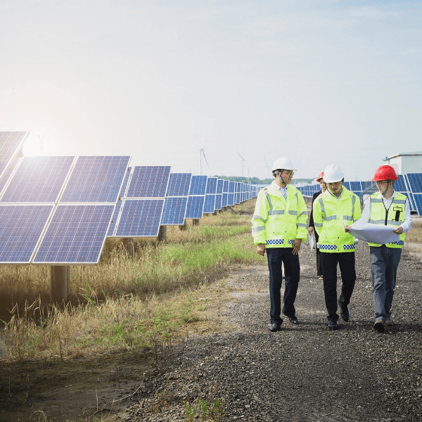 technische professionals zonnepanelen